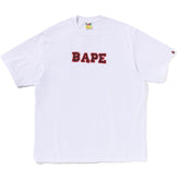 HAND DRAW BAPE LOGO RELAXED FIT TEE MENS