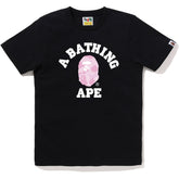PASTEL COLOR CAMO COLLEGE TEE LADIES