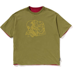 BAPE X SEAN WOTHERSPOON REVERSIBLE TEE MENS