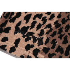 BAPE BY KAZUKI KURAISHI LEOPARD JACQUARD SHORTS MENS