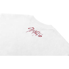 BAPE X STRAYKIDS FOXI.NY COLLEGE TEE LADIES